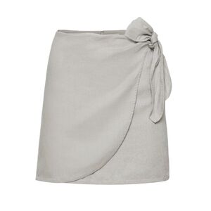JustFab Wrap Tie Skirt Sz L